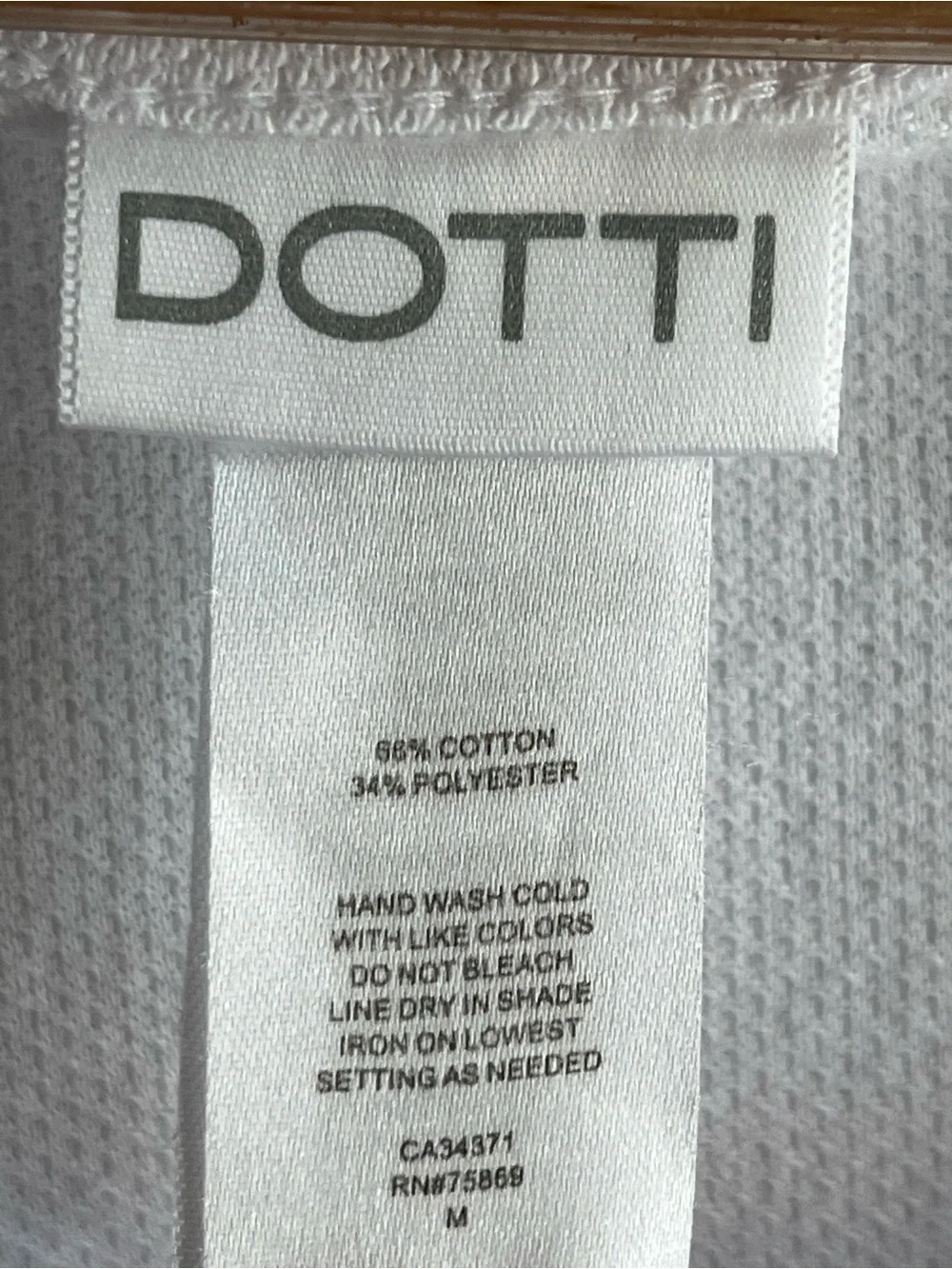 Dotti White Anchor Swim Cover Up Women’s Medium Zip Front Beach Coverup Nautical